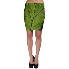 Butterbur Leaf Plant Veins Pattern Bodycon Skirt