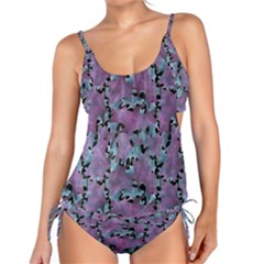 Modern Abstract Texture Pattern Tankini Set by dflcprints