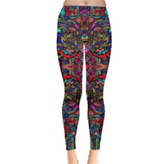 Color Maze Of Minds Leggings  by MRTACPANS