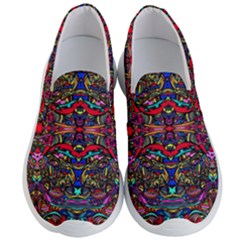 Color Maze Of Minds Men s Lightweight Slip Ons by MRTACPANS