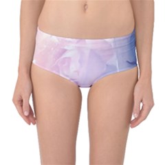 Wonderful Roses In Soft Colors Mid-waist Bikini Bottoms by FantasyWorld7