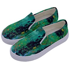 Garden  3 Kids  Canvas Slip Ons by WILLBIRDWELL