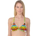 African American Women Reversible Tri Bikini Top View3