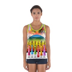 African American Women Sport Tank Top  by AlteredStates