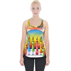 African American Women Piece Up Tank Top