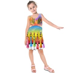 African American Women Kids  Sleeveless Dress by AlteredStates