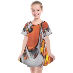 Special Fractal 24 Terra Kids  Smock Dress by ImpressiveMoments