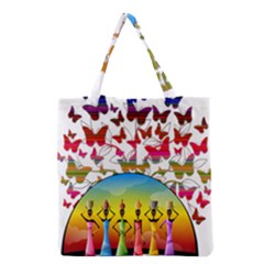 African Americn Art African American Women Grocery Tote Bag by AlteredStates
