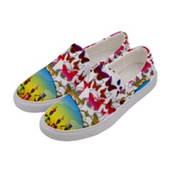 African Americn Art African American Women Women s Canvas Slip Ons by AlteredStates