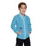 Chevron Mermaid Pattern Windbreaker (Kids)