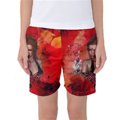 The Fairy Of Music Women s Basketball Shorts by FantasyWorld7