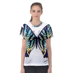 A Colorful Butterfly Women s Sport Mesh Tee