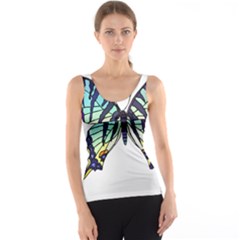 A Colorful Butterfly Tank Top