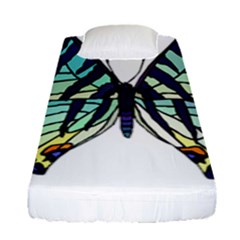 A Colorful Butterfly Fitted Sheet (Single Size)