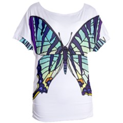 A Colorful Butterfly Women s Oversized Tee