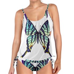 A Colorful Butterfly Tankini Set