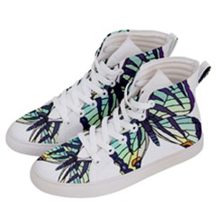 A Colorful Butterfly Women s Hi-Top Skate Sneakers