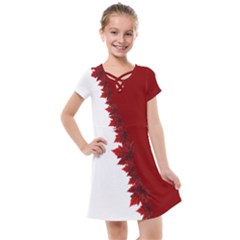 Canada Maple Leaf Kid s Dresses Kids  Cross Web Dress by CanadaSouvenirs