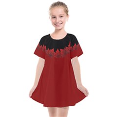 Canada Maple Leaf Kid s Dresses Kids  Smock Dress by CanadaSouvenirs