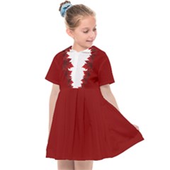 Canada Maple Leaf Kid s Dresses Kids  Sailor Dress