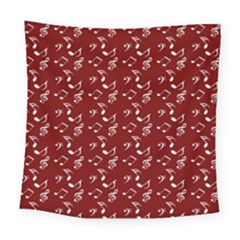 Burgundy Music Square Tapestry (large)