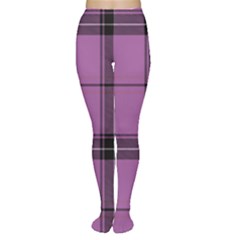 Lilac Plaid Tights by snowwhitegirl