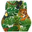 Tropical Pelican Tiger Jungle Car Seat Back Cushion  View1