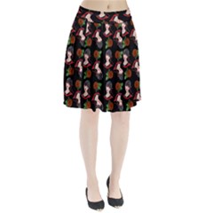 Vintage Flapper Woman Black Pleated Skirt by snowwhitegirl