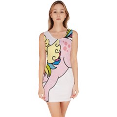 Unicorn Arociris Raimbow Magic Bodycon Dress