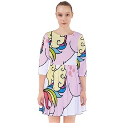 Unicorn Arociris Raimbow Magic Smock Dress