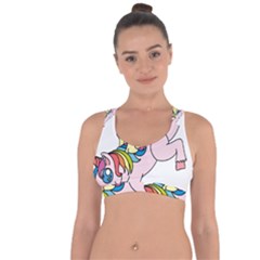 Unicorn Arociris Raimbow Magic Cross String Back Sports Bra