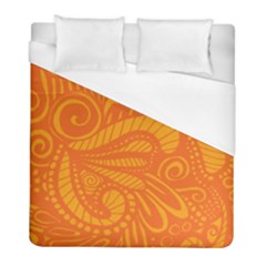 Pop Orange Duvet Cover (full/ Double Size) by ArtByAmyMinori