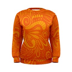 Pop Orange Women s Sweatshirt
