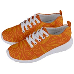 Pop Orange Men s Lightweight Sports Shoes by ArtByAmyMinori