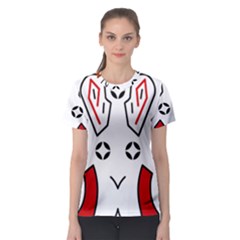 Traditional Art Torajan Pattern Women s Sport Mesh Tee