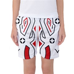 Traditional Art Torajan Pattern Women s Basketball Shorts