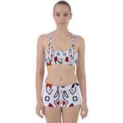 Traditional Art Torajan Pattern Women s Sports Set