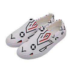 Traditional Art Torajan Pattern Women s Canvas Slip Ons