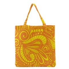 Pop Sunny Grocery Tote Bag by ArtByAmyMinori