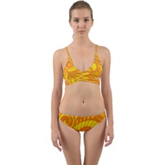 Pop Sunny Wrap Around Bikini Set by ArtByAmyMinori