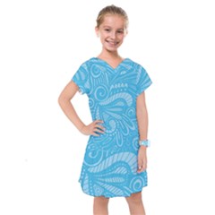 Pop Sky Kids  Drop Waist Dress by ArtByAmyMinori