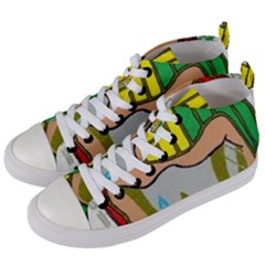 Theconnect Women s Mid-top Canvas Sneakers