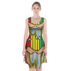 Theconnect Racerback Midi Dress by RWTFSWIMWEAR