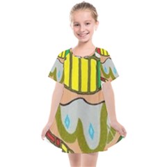 Theconnect Kids  Smock Dress by RWTFSWIMWEAR