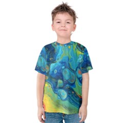 Fire Edge Nebula Kids  Cotton Tee