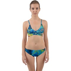 Fire Edge Nebula Wrap Around Bikini Set