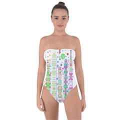 Swordsneonlight Tie Back One Piece Swimsuit by TiffanydeLisio