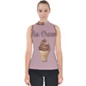 Pop Art Ice Cream Mock Neck Shell Top View1