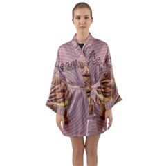 Pop Art Ice Cream Long Sleeve Kimono Robe by Valentinaart