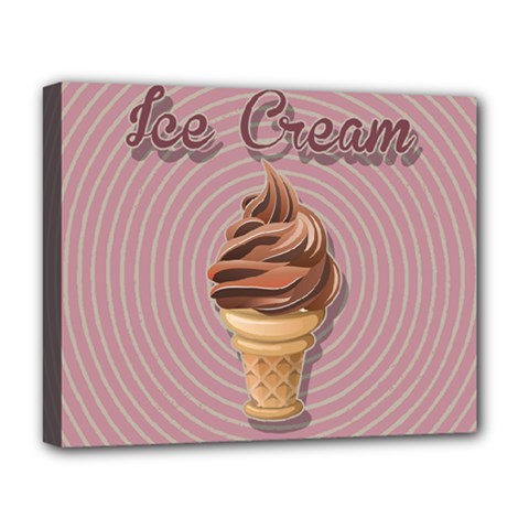 Pop Art Ice Cream Deluxe Canvas 20  X 16  (stretched) by Valentinaart